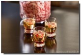Cocktail Sanglant- Bloody-Brain-Shooter - vodka - citron vert - bailey's