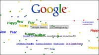 Google Easter Eggs Happy new year