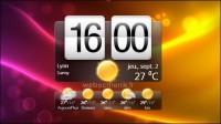 HTCHome - Horloge HTC SENSE pour Windows 7 et Vista