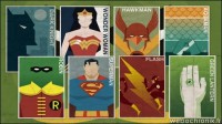 Affiches Super Heros Vintage - DC_COMICS